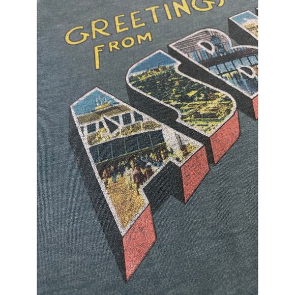 Bruce Springsteen “Greetings From Asbury Park, N.J” T-Shirt Size Small Blue - Picture 6 of 9